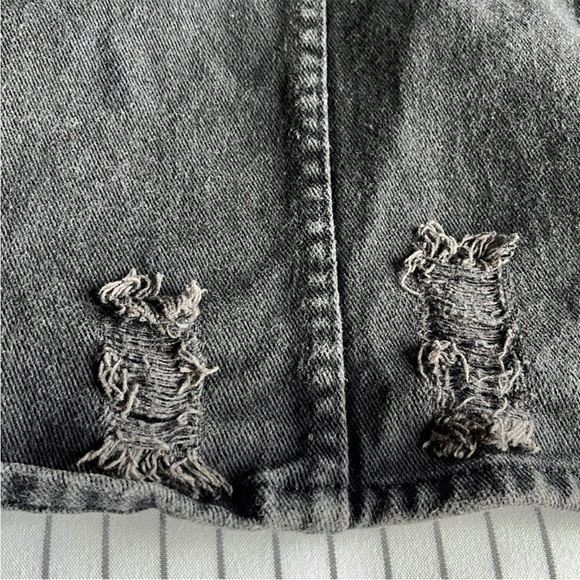 Hysteric Glamour Vintage Goth Grunge Punk Distressed Overall Mini Dress Whimsi - Picture 6 of 11